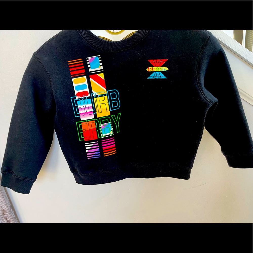 Like new Childrens Burberry sz 6 hard to find sweatshirt